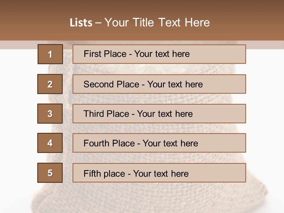 Rice Starch PowerPoint Template