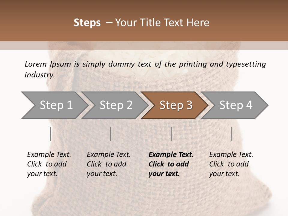 Rice Starch PowerPoint Template