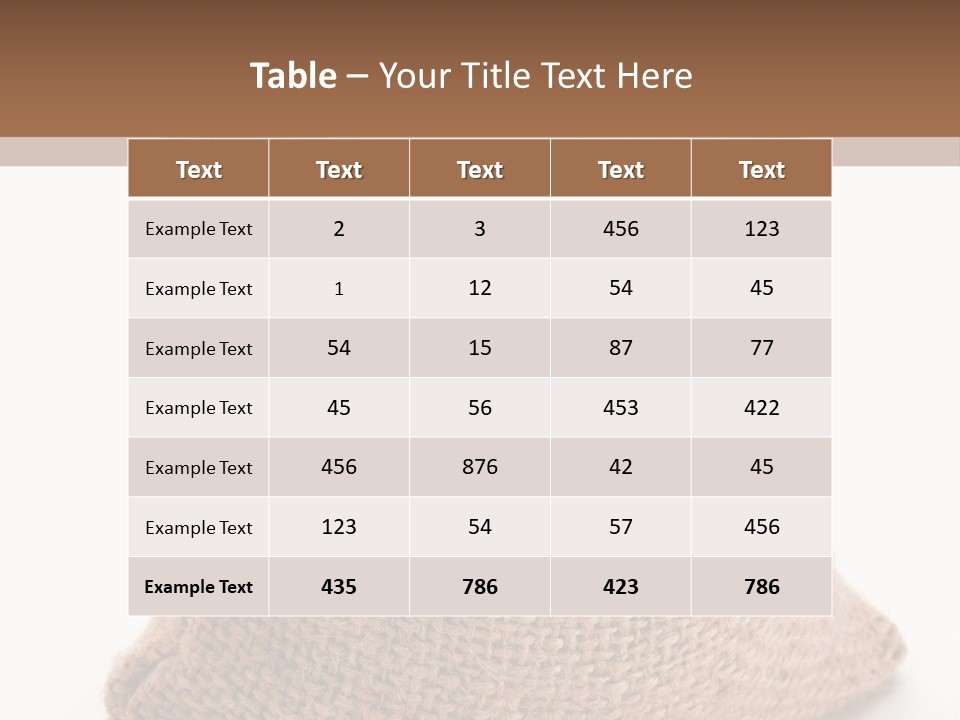 Rice Starch PowerPoint Template