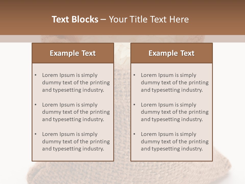 Rice Starch PowerPoint Template