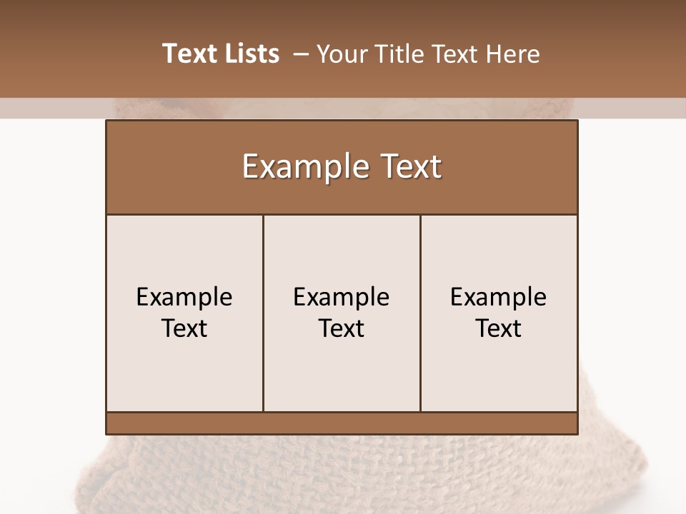 Rice Starch PowerPoint Template