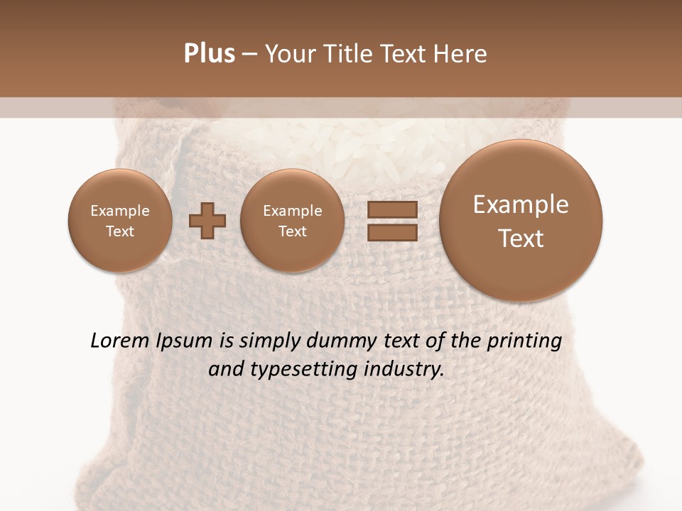 Rice Starch PowerPoint Template
