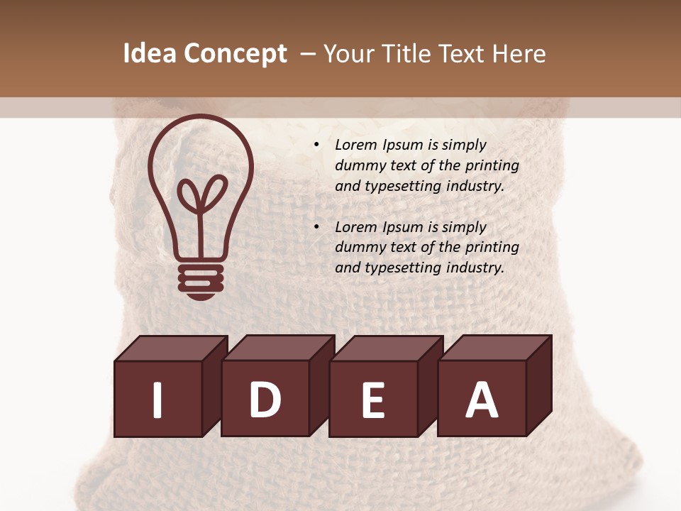 Rice Starch PowerPoint Template