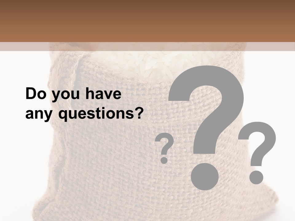 Rice Starch PowerPoint Template