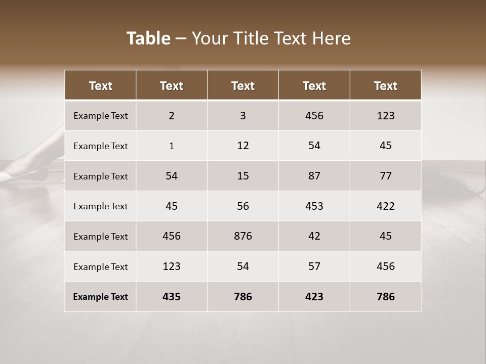 Dancer PowerPoint Template