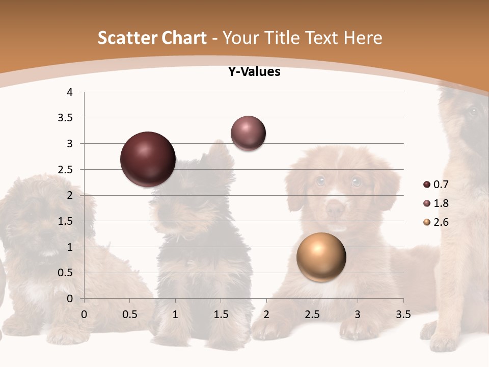 Group Of Puppies PowerPoint Template