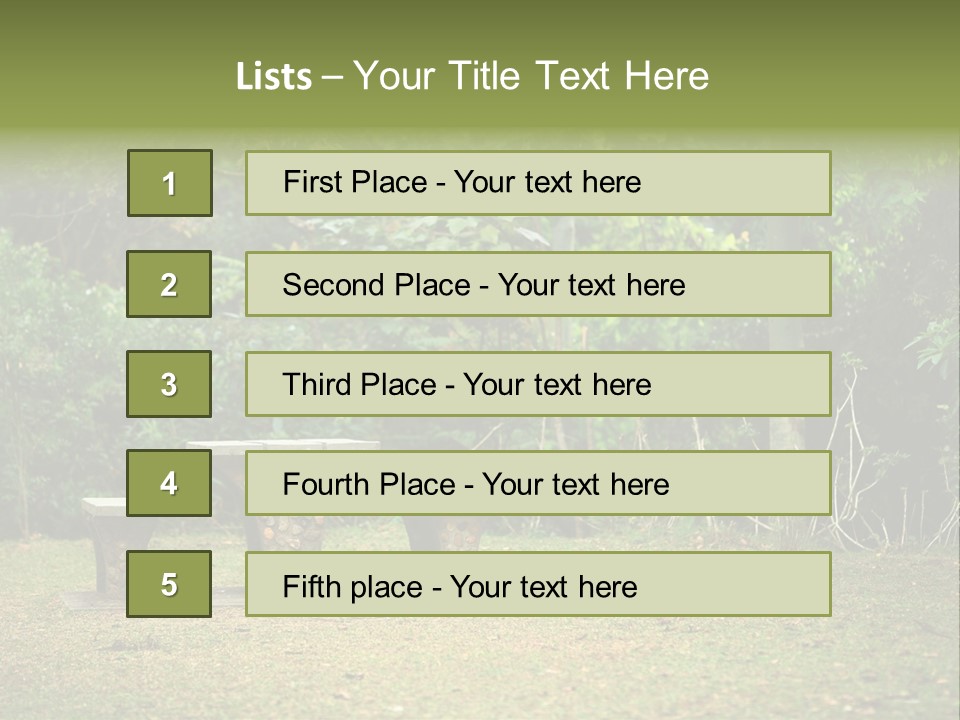 Luxury Home Garden PowerPoint Template