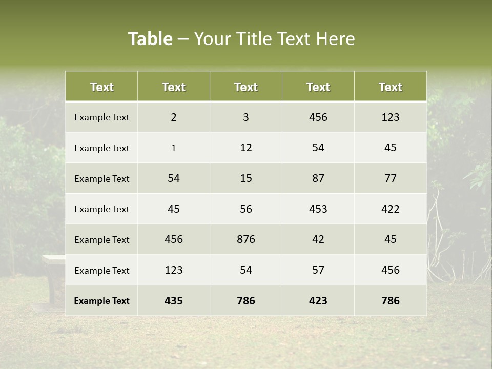 Luxury Home Garden PowerPoint Template