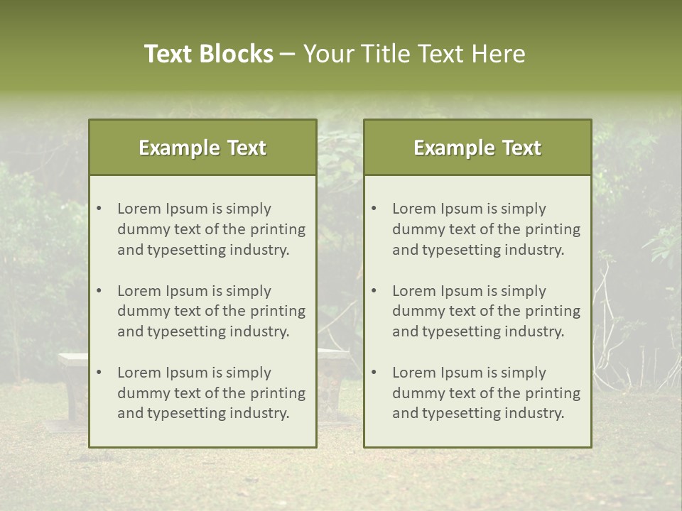 Luxury Home Garden PowerPoint Template