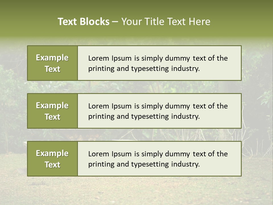 Luxury Home Garden PowerPoint Template