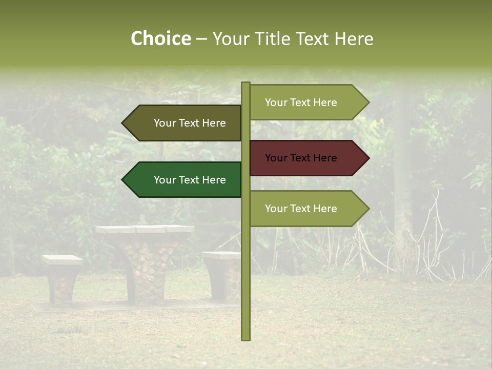 Luxury Home Garden PowerPoint Template