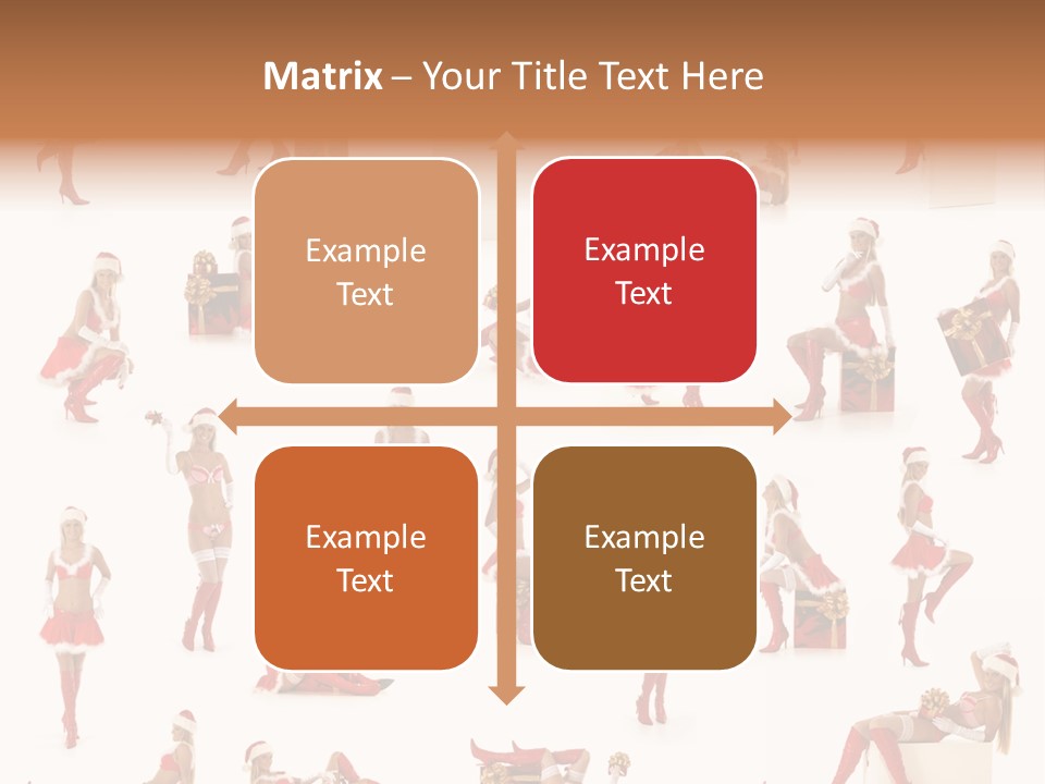 Christmas Girl PowerPoint Template