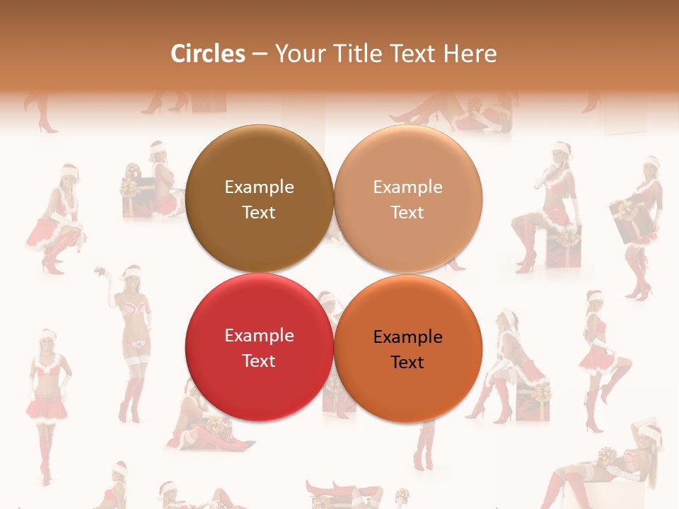 Christmas Girl PowerPoint Template