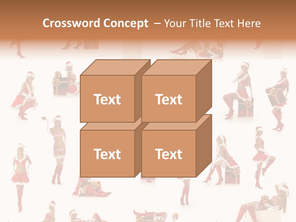 Christmas Girl PowerPoint Template