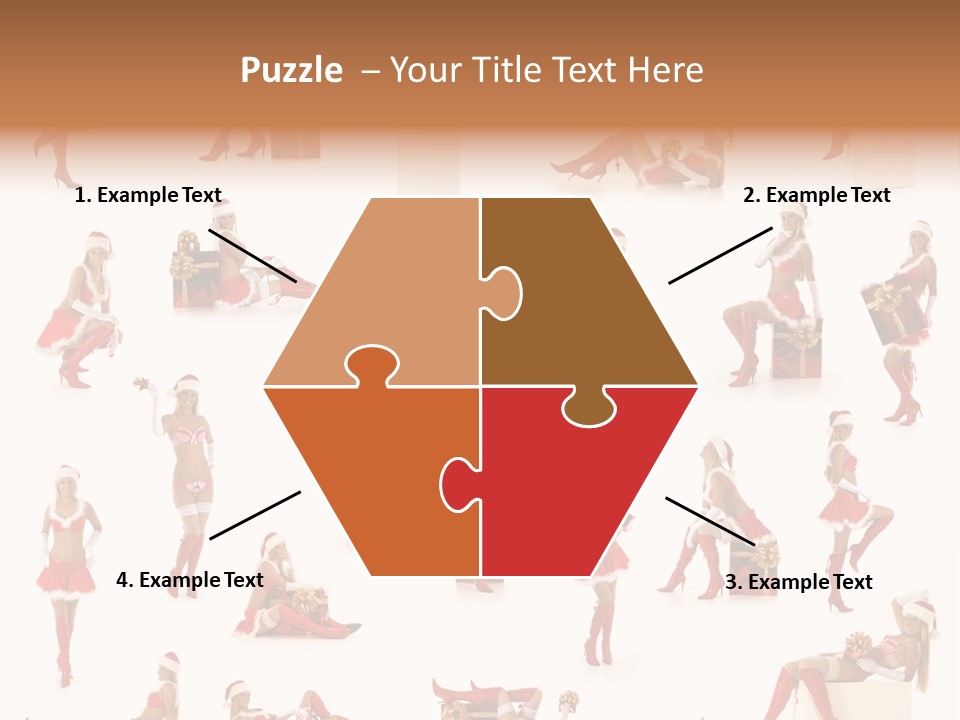 Christmas Girl PowerPoint Template