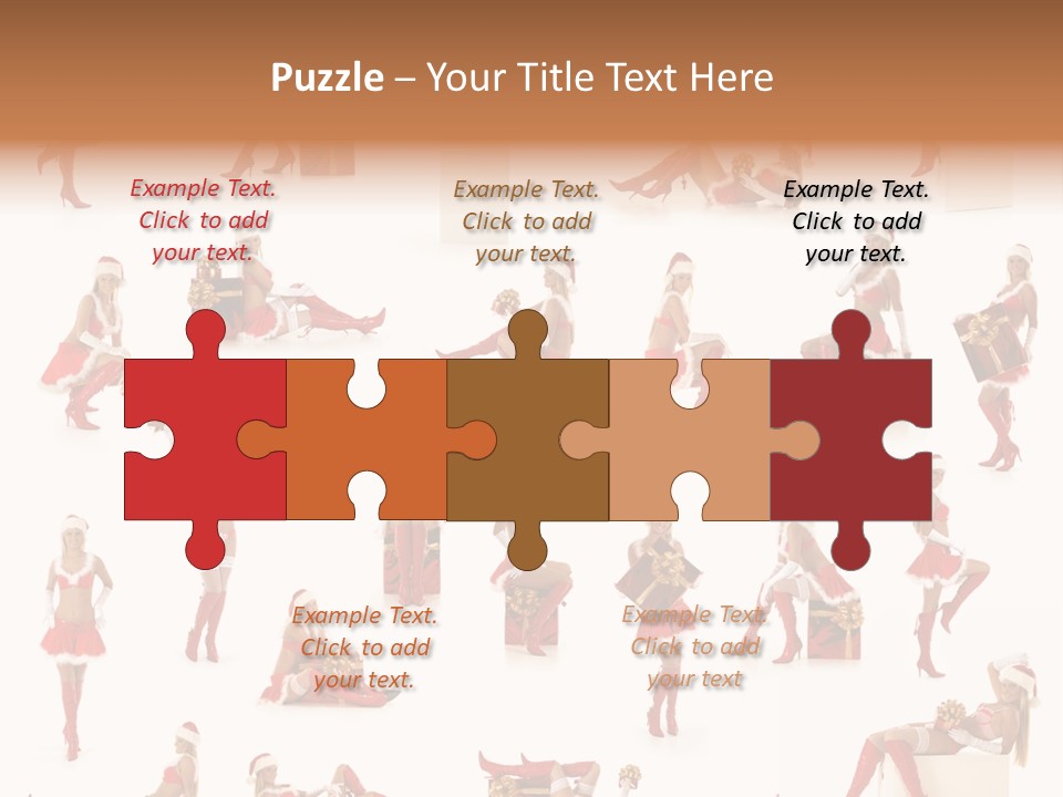 Christmas Girl PowerPoint Template