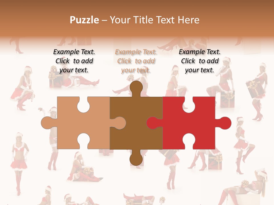 Christmas Girl PowerPoint Template