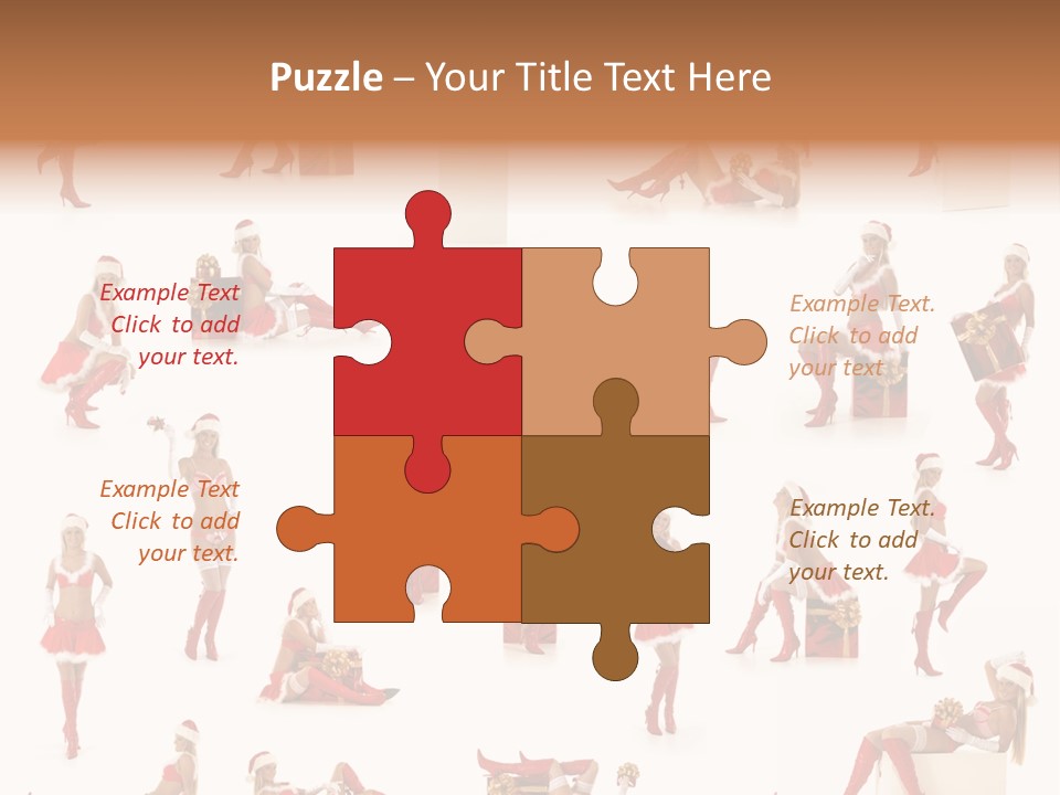 Christmas Girl PowerPoint Template