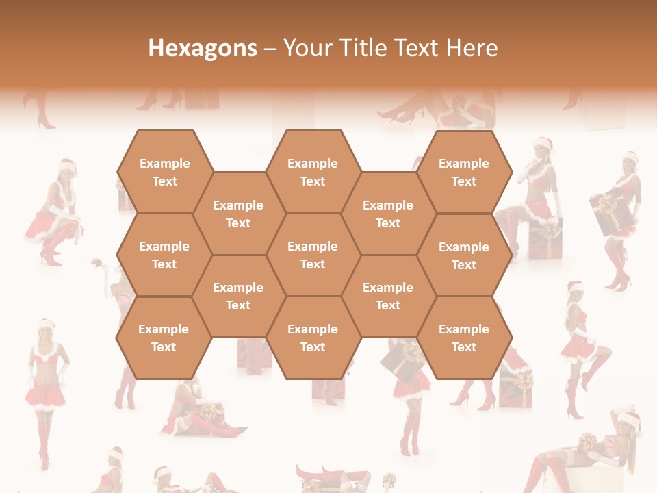 Christmas Girl PowerPoint Template