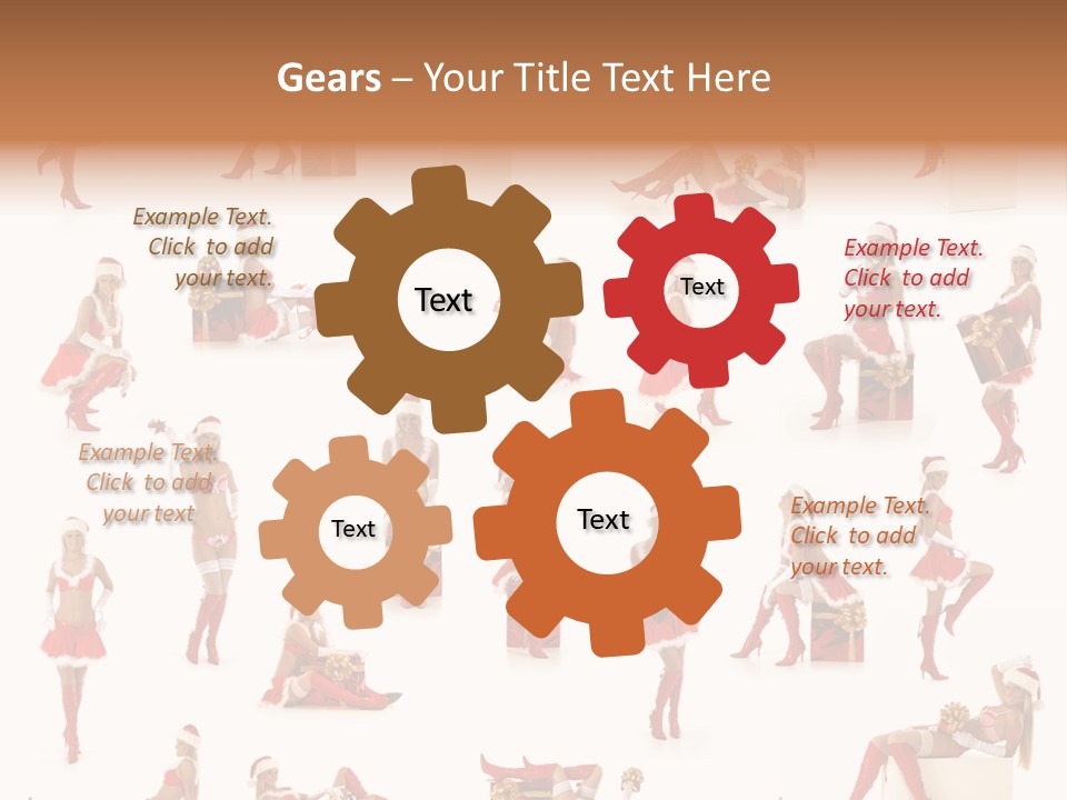 Christmas Girl PowerPoint Template