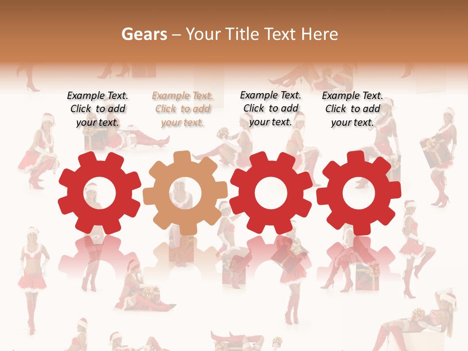 Christmas Girl PowerPoint Template