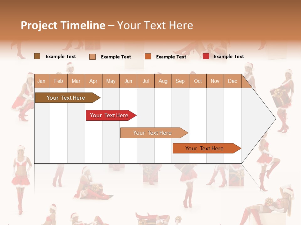 Christmas Girl PowerPoint Template