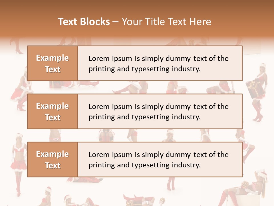 Christmas Girl PowerPoint Template