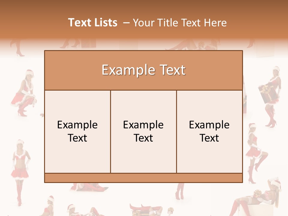 Christmas Girl PowerPoint Template