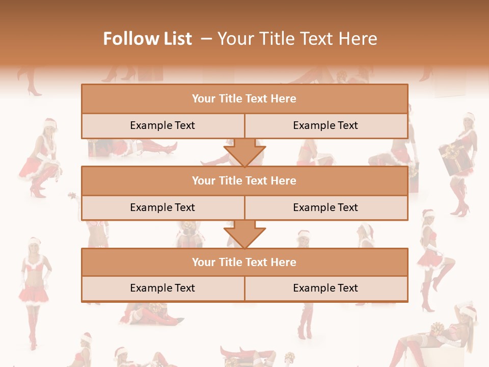 Christmas Girl PowerPoint Template