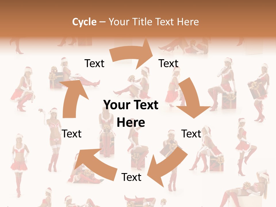 Christmas Girl PowerPoint Template