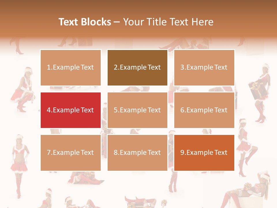 Christmas Girl PowerPoint Template