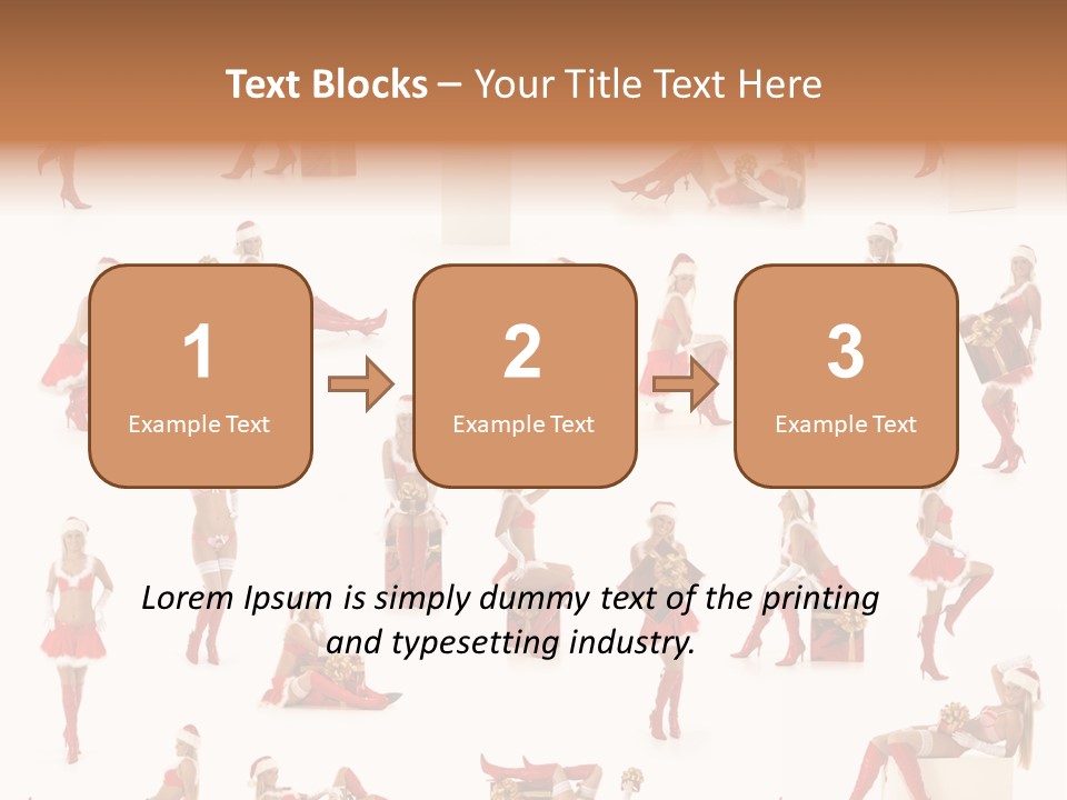 Christmas Girl PowerPoint Template