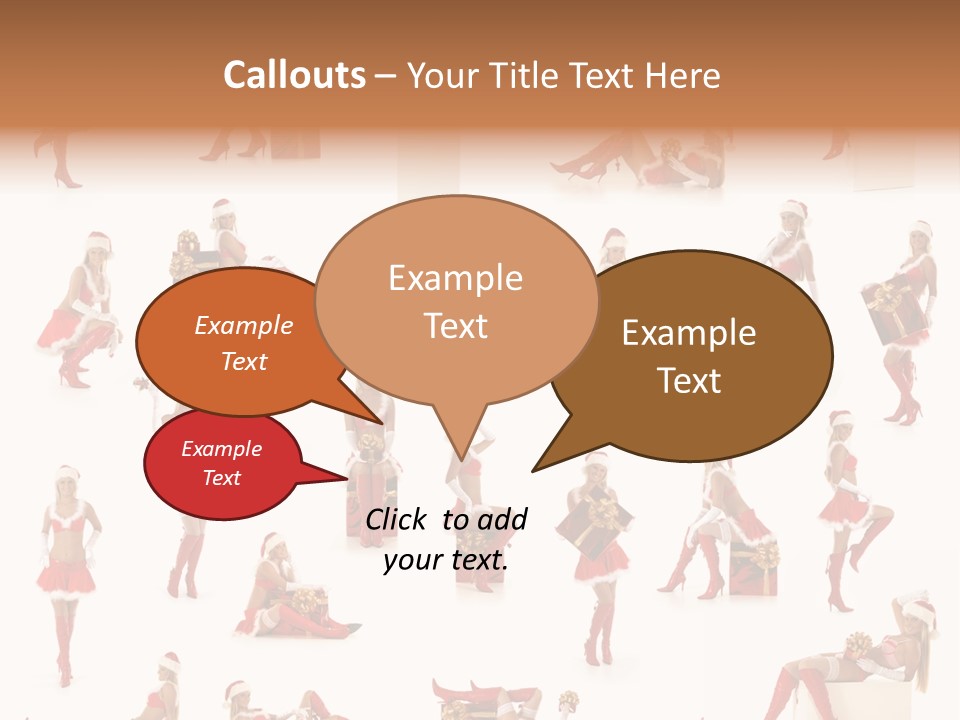 Christmas Girl PowerPoint Template