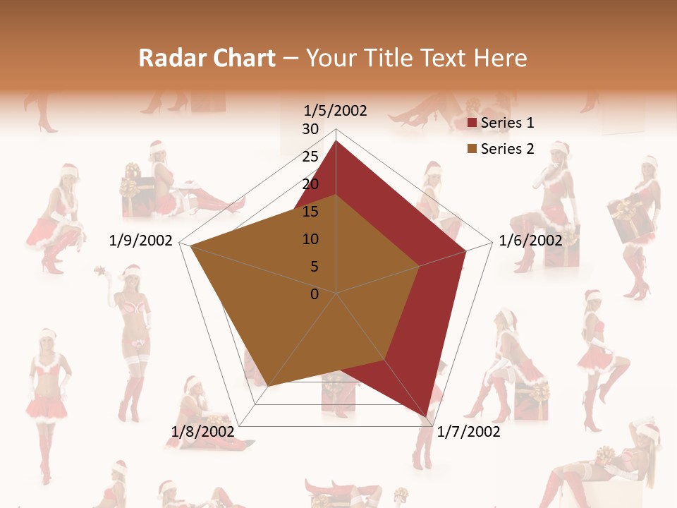 Christmas Girl PowerPoint Template