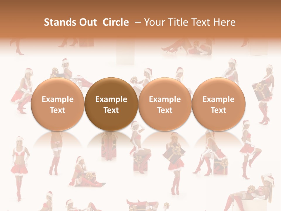 Christmas Girl PowerPoint Template