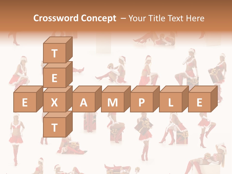 Christmas Girl PowerPoint Template