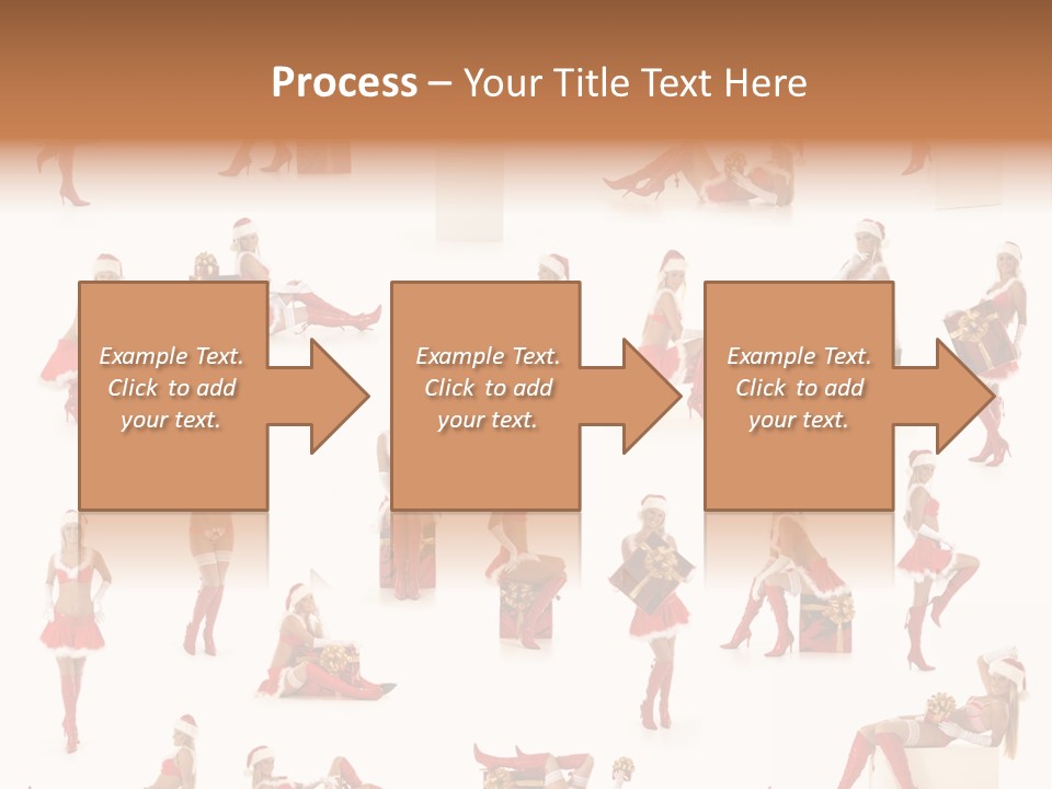 Christmas Girl PowerPoint Template