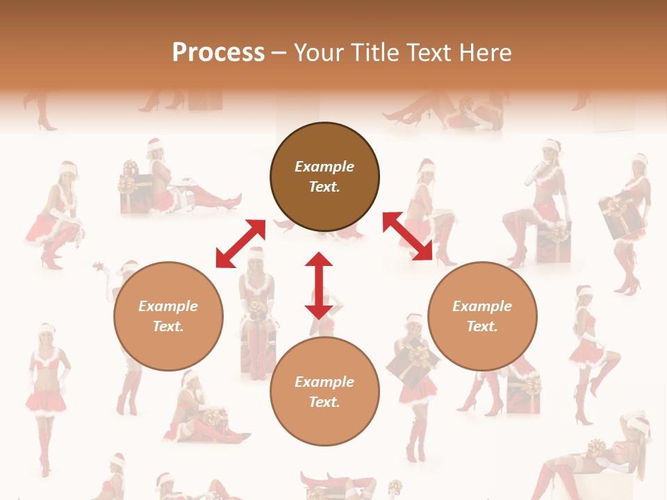 Christmas Girl PowerPoint Template