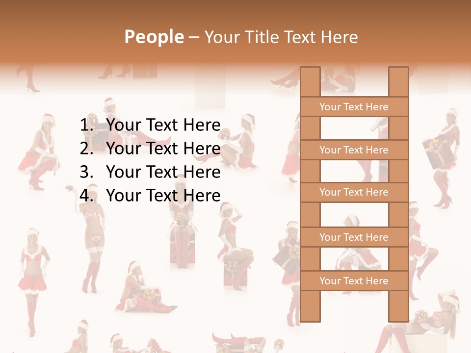 Christmas Girl PowerPoint Template