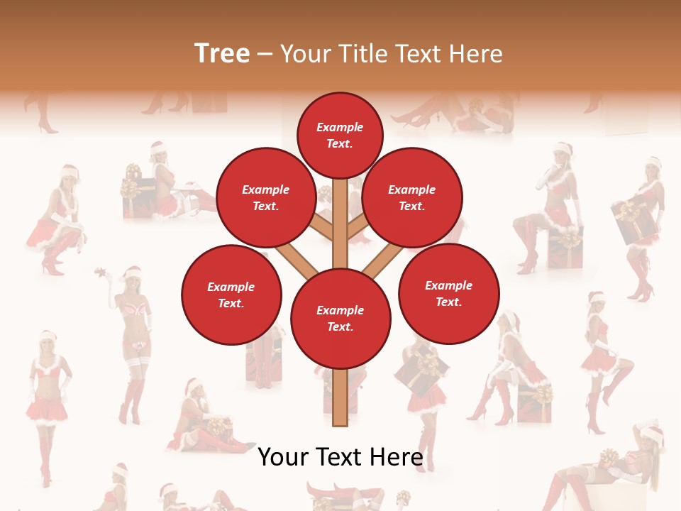 Christmas Girl PowerPoint Template