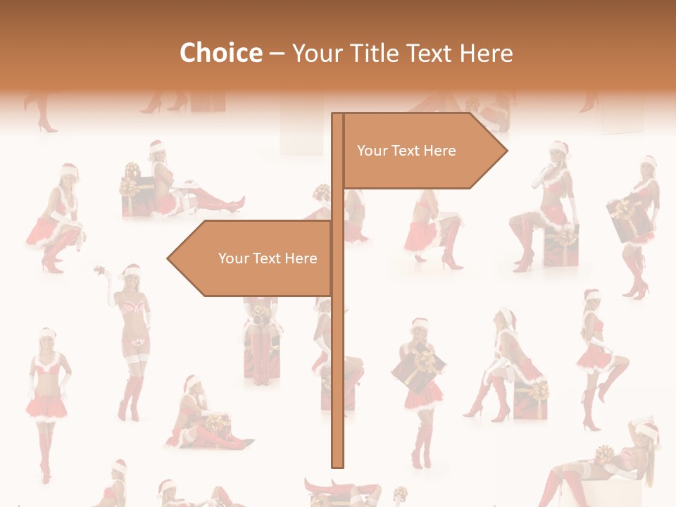 Christmas Girl PowerPoint Template