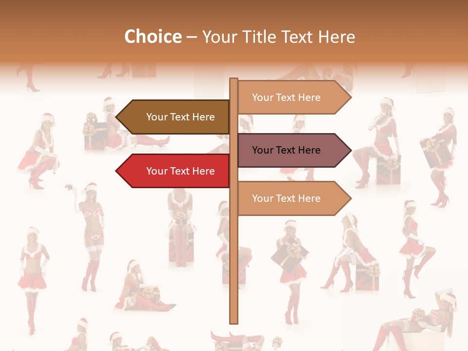 Christmas Girl PowerPoint Template