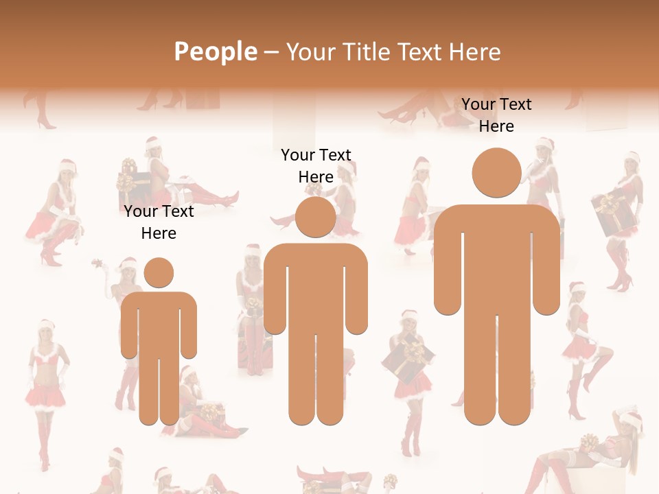 Christmas Girl PowerPoint Template