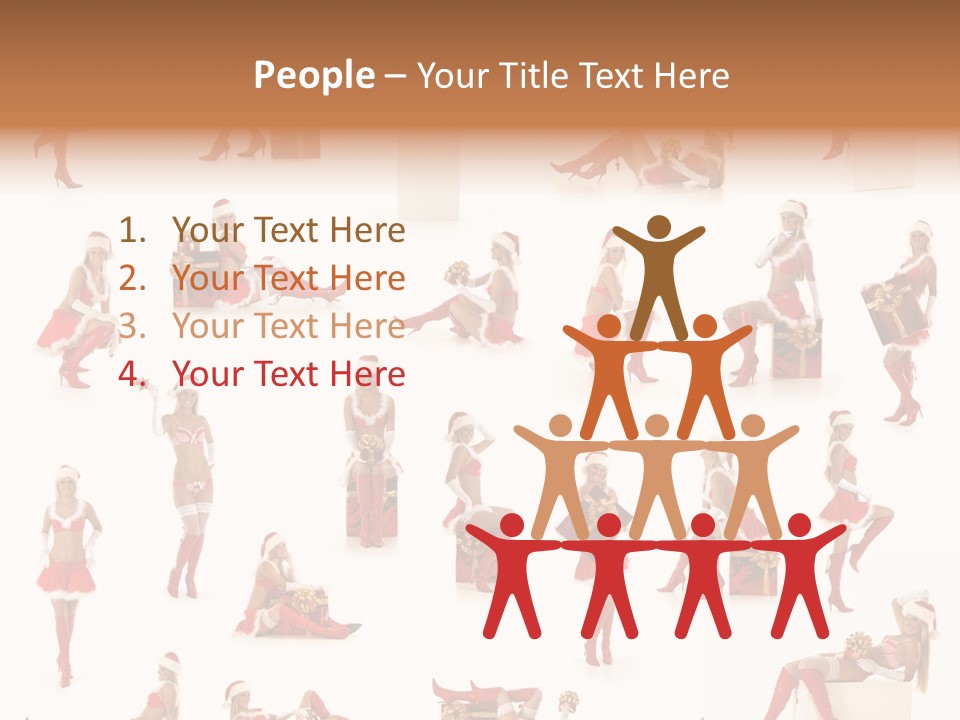 Christmas Girl PowerPoint Template