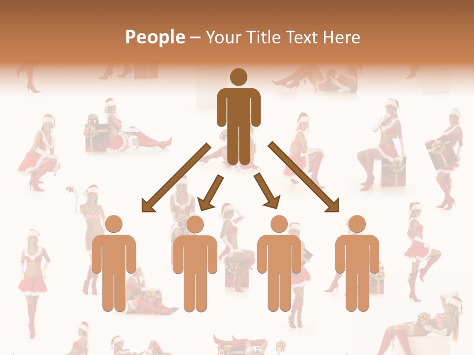 Christmas Girl PowerPoint Template