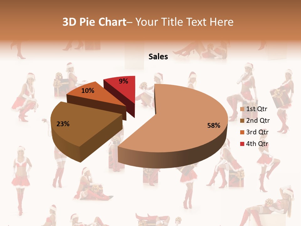 Christmas Girl PowerPoint Template