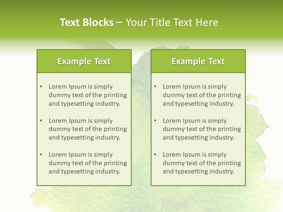 Watercolor Painting Brush PowerPoint Template