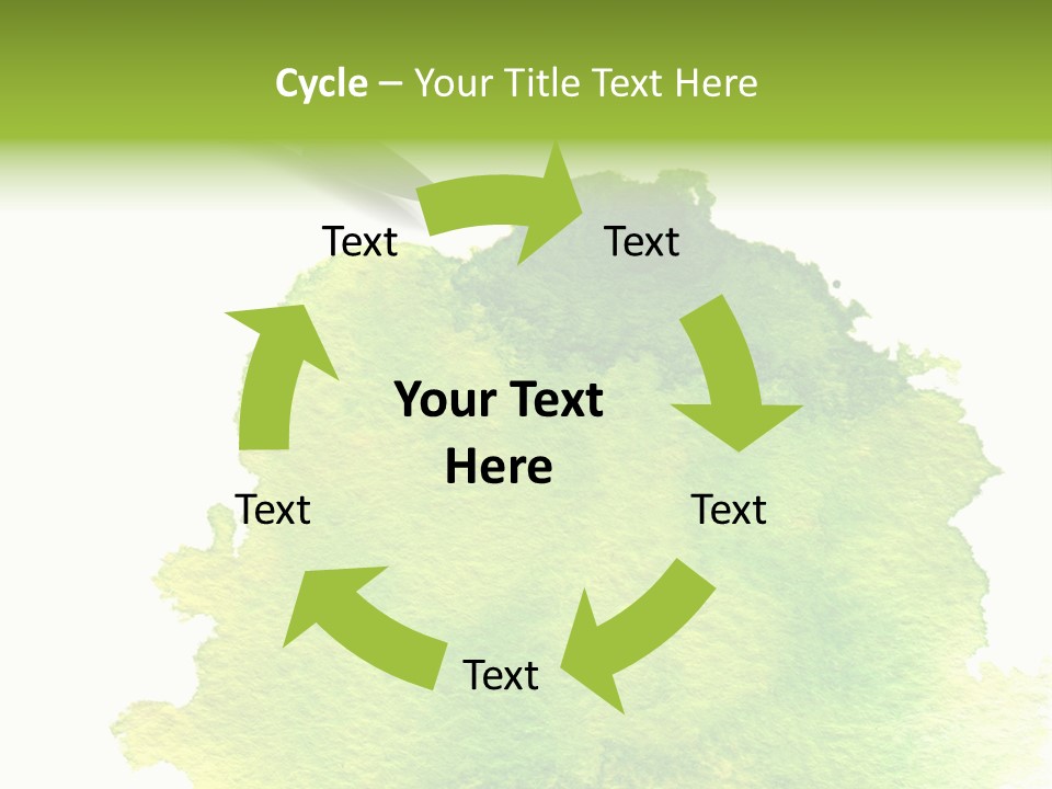 Watercolor Painting Brush PowerPoint Template