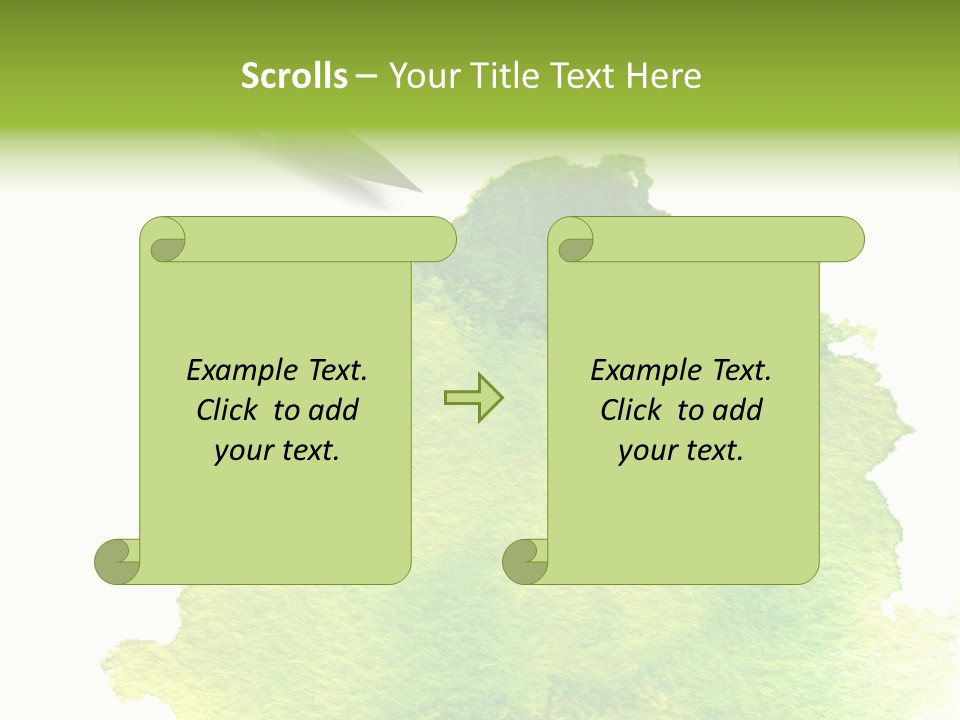 Watercolor Painting Brush PowerPoint Template