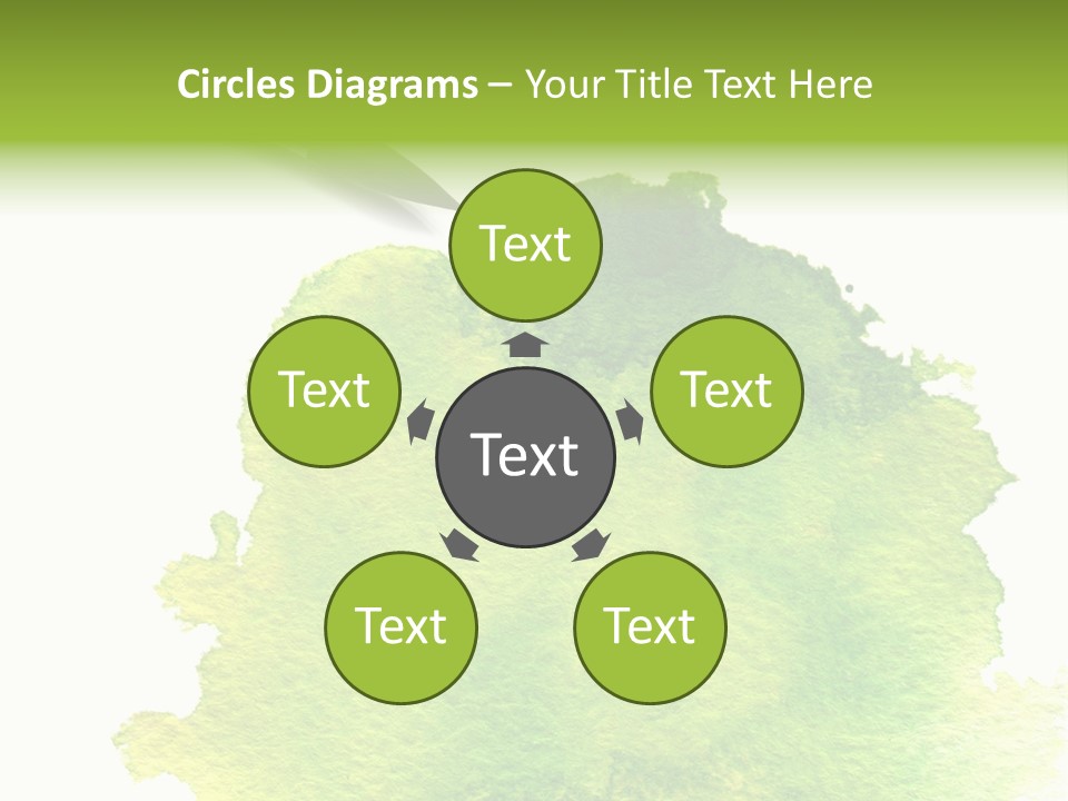 Watercolor Painting Brush PowerPoint Template